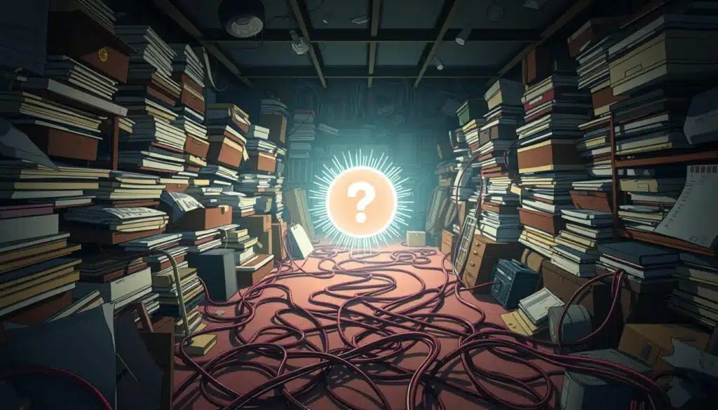 Memory leaks, a software developer's bane, where unused data lingers, consuming precious system resources. Imagine a cluttered room, files and objects piled high, forgotten and neglected, casting eerie shadows in the dim lighting. A tangle of wires and cables snakes across the floor, like a maze trapping the unwary. In the center, a glowing orb pulses, radiating an aura of uncertainty, representing the elusive nature of these memory gremlins. The atmosphere is tense, the air thick with the weight of unresolved issues, a sense of impending performance degradation looming. Capture this scene with a wide-angle lens, highlighting the chaotic, claustrophobic nature of the problem, urging the viewer to address these memory woes before they spiral out of control. Memory leaks, a software developer's bane, where unused data lingers, consuming precious system resources. Imagine a cluttered room, files and objects piled high, forgotten and neglected, casting eerie shadows in the dim lighting. A tangle of wires and cables snakes across the floor, like a maze trapping the unwary. In the center, a glowing orb pulses, radiating an aura of uncertainty, representing the elusive nature of these memory gremlins. The atmosphere is tense, the air thick with the weight of unresolved issues, a sense of impending performance degradation looming. Capture this scene with a wide-angle lens, highlighting the chaotic, claustrophobic nature of the problem, urging the viewer to address these memory woes before they spiral out of control.